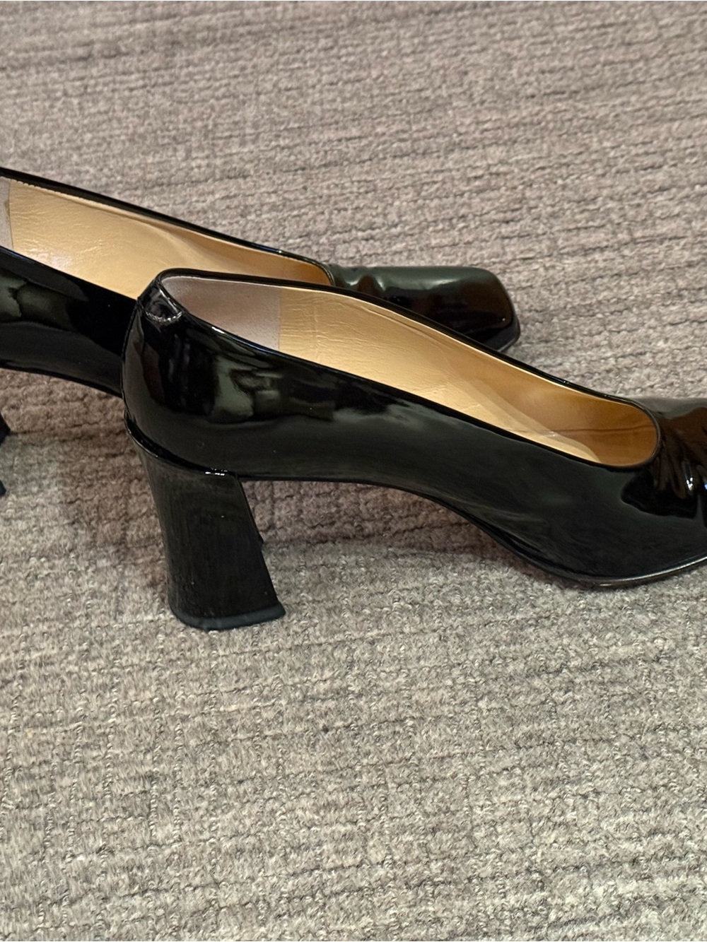 Sexy Black Patent High Heel Pumps